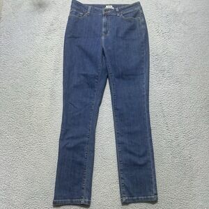 L.L. Bean Jeans Women's‎ Size 10 Blue Denim Classic Fit Hi-Rise Stretch